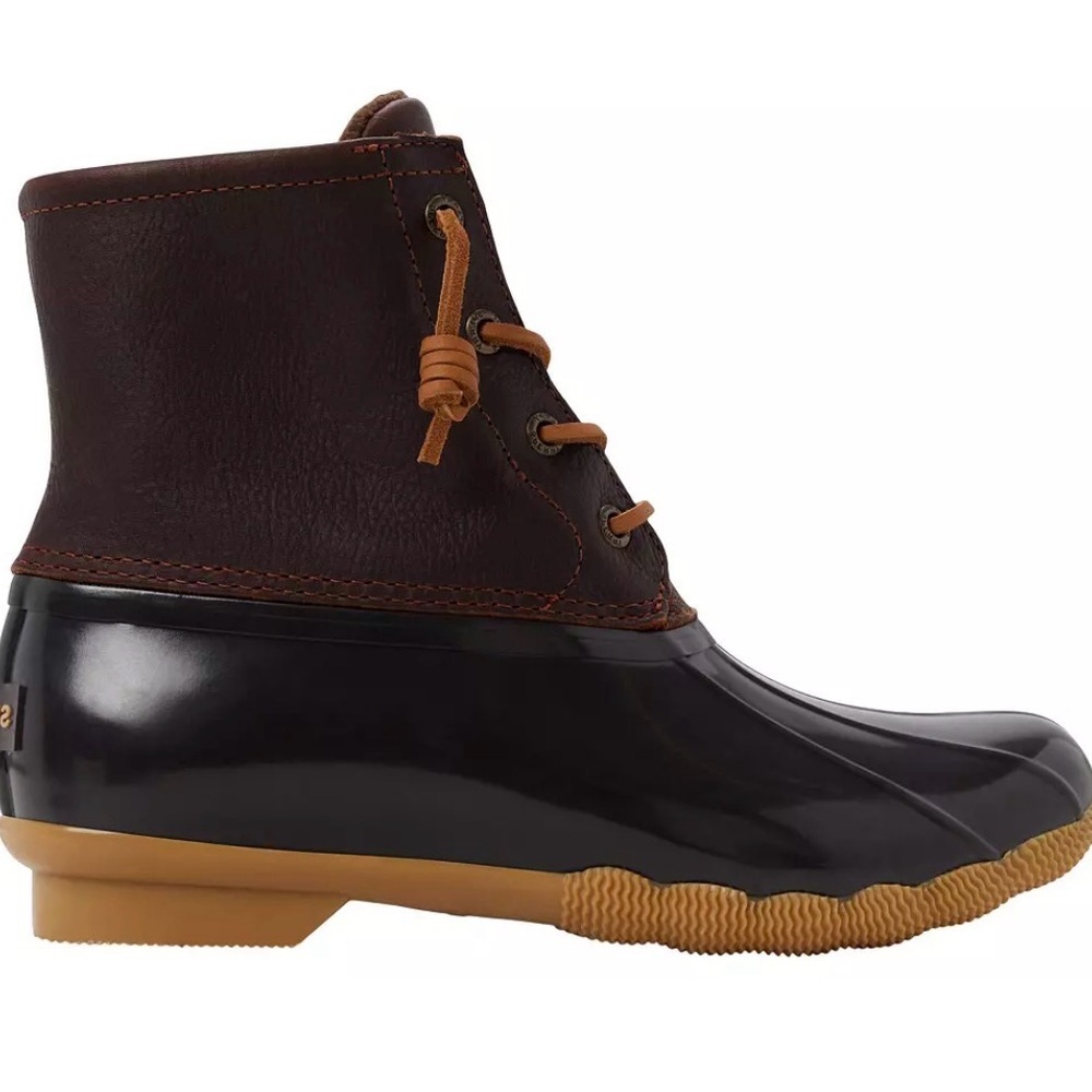 Girls Sperry Saltwater Duck Boots Size 6